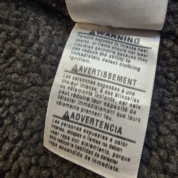 Carhartt Vintage 90's Chore Barn Jacket Fleece Lined Faded Black Grey Outdoors - Picture 7 of 13